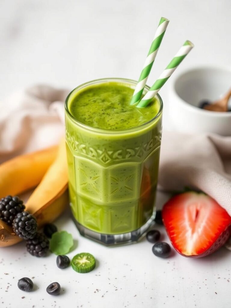 Healthy Green Smoothie For Family Mornings
