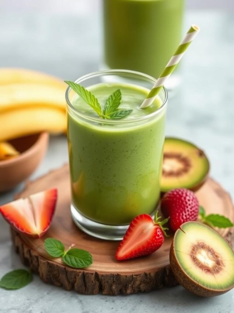 Healthy Green Smoothie For Family Mornings