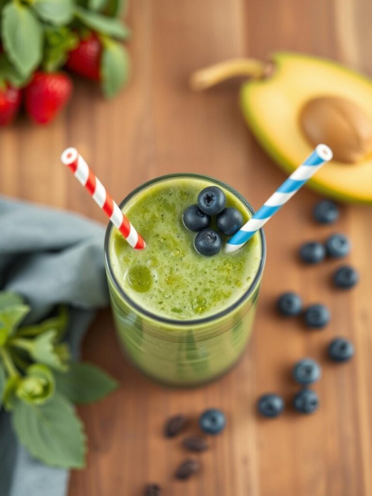 Healthy Green Smoothie For Family Mornings