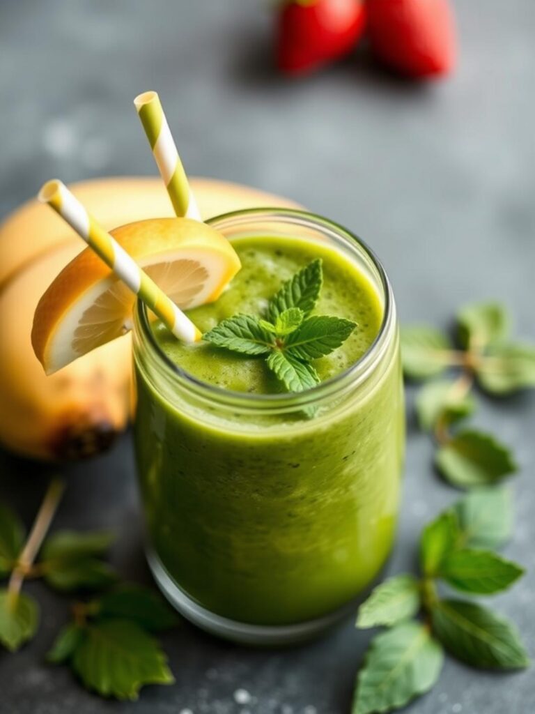 Healthy Green Smoothie For Family Mornings