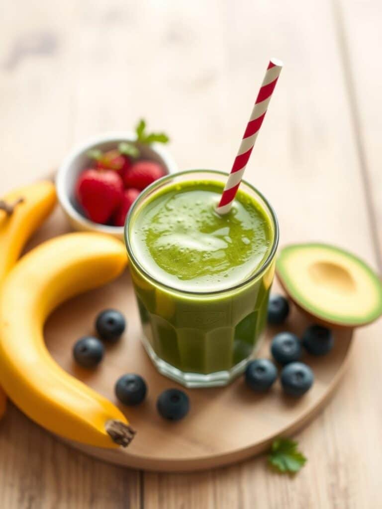 Healthy Green Smoothie For Family Mornings