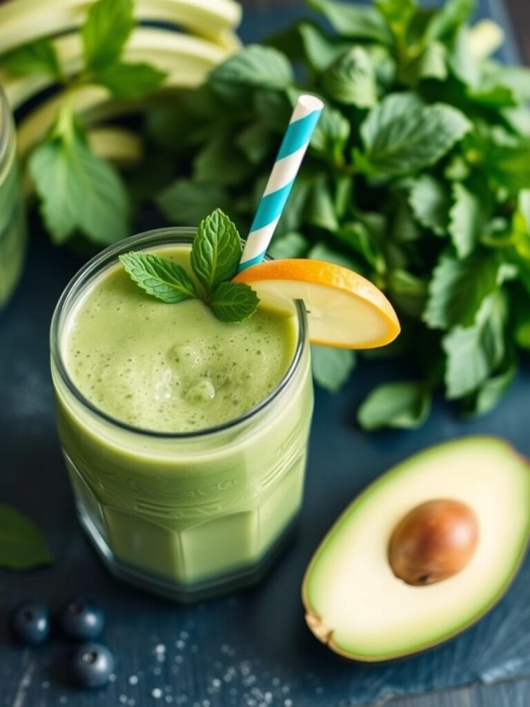 Healthy Green Smoothie For Family Mornings