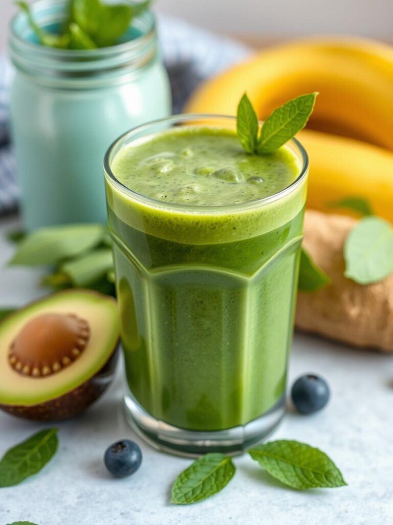 Healthy Green Smoothie For Family Mornings