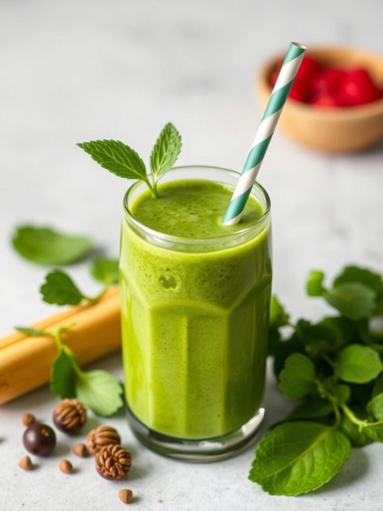 Healthy Green Smoothie For Family Mornings