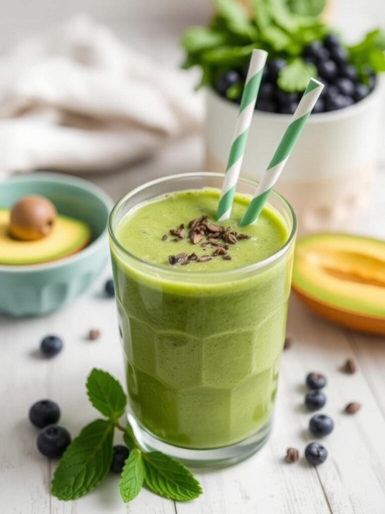 Healthy Green Smoothie For Family Mornings