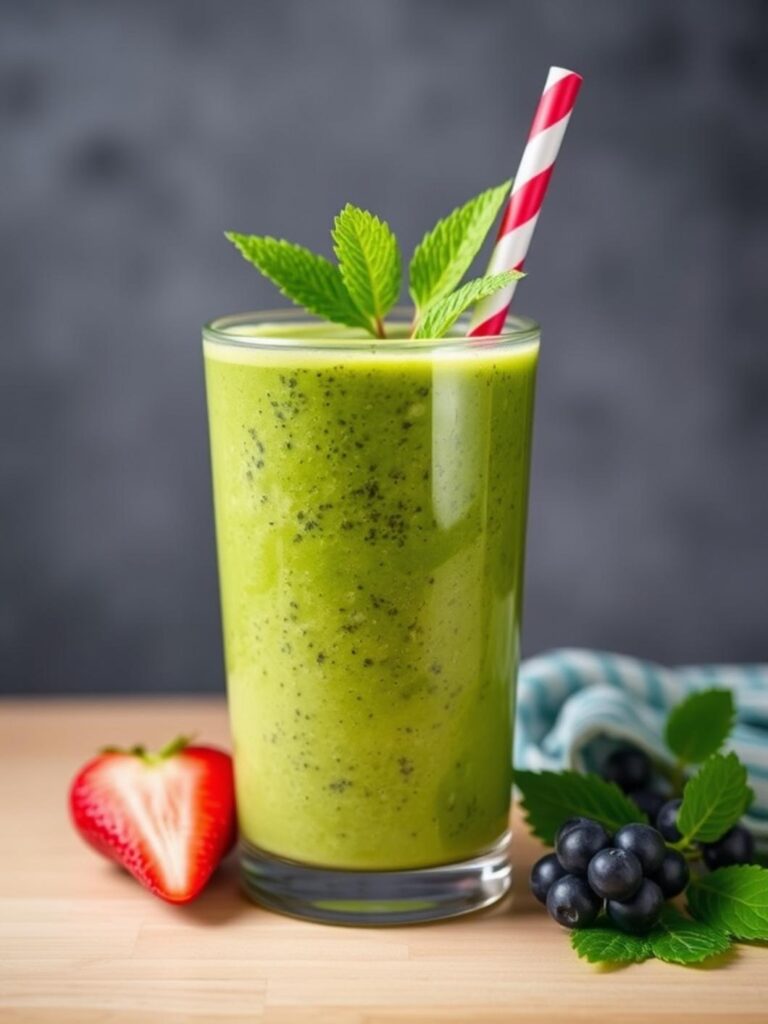 Healthy Green Smoothie For Family Mornings