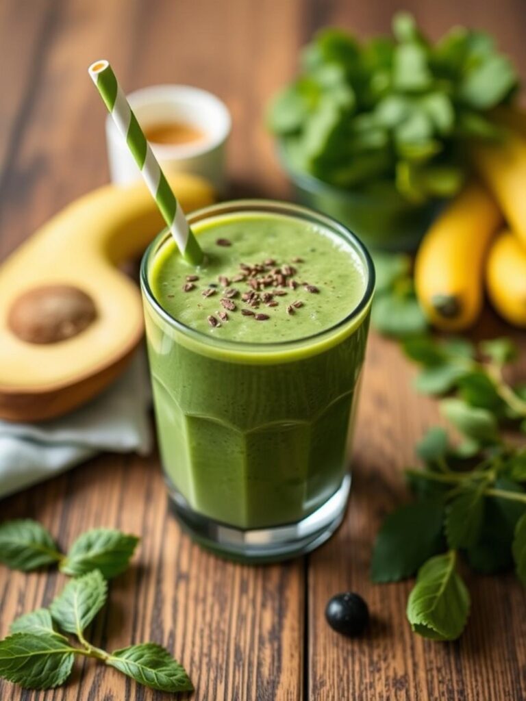 Healthy Green Smoothie For Family Mornings