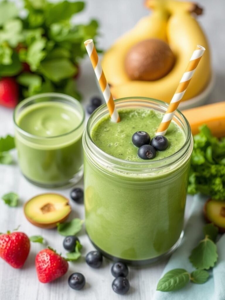 Healthy Green Smoothie For Family Mornings