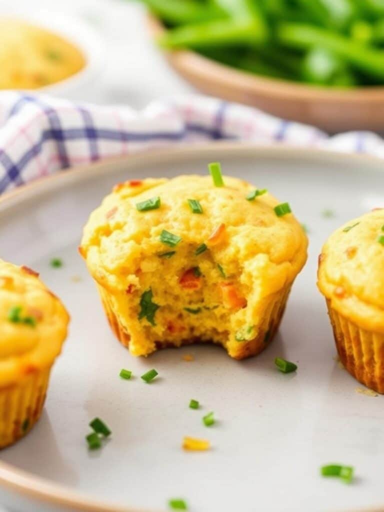 Cheesy Bell Pepper Egg Muffins