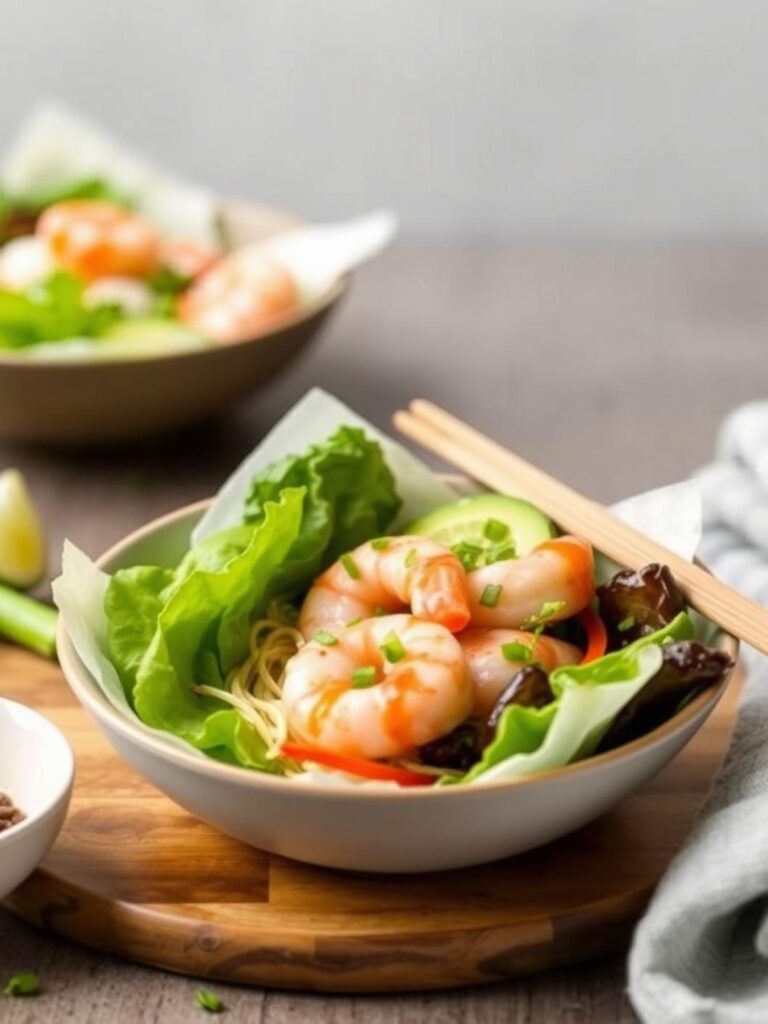 15-Minute Shrimp Spring Roll Bowls