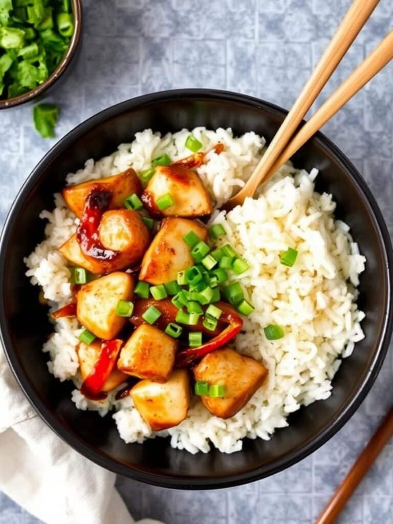 TERIYAKI CHICKEN RICE BOWL – Easy Comfort Food