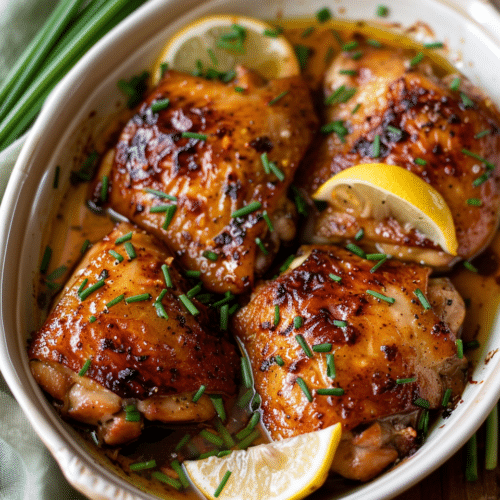 Low FODMAP boneless skinless chicken thighs with smoked paprika and chives