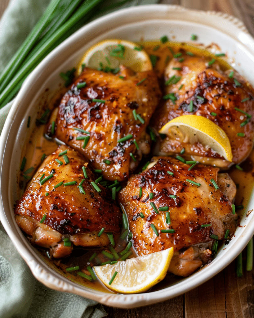 Low FODMAP boneless skinless chicken thighs with smoked paprika and chives