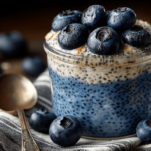 Low FODMAP overnight oats hero shot jar banana yogurt