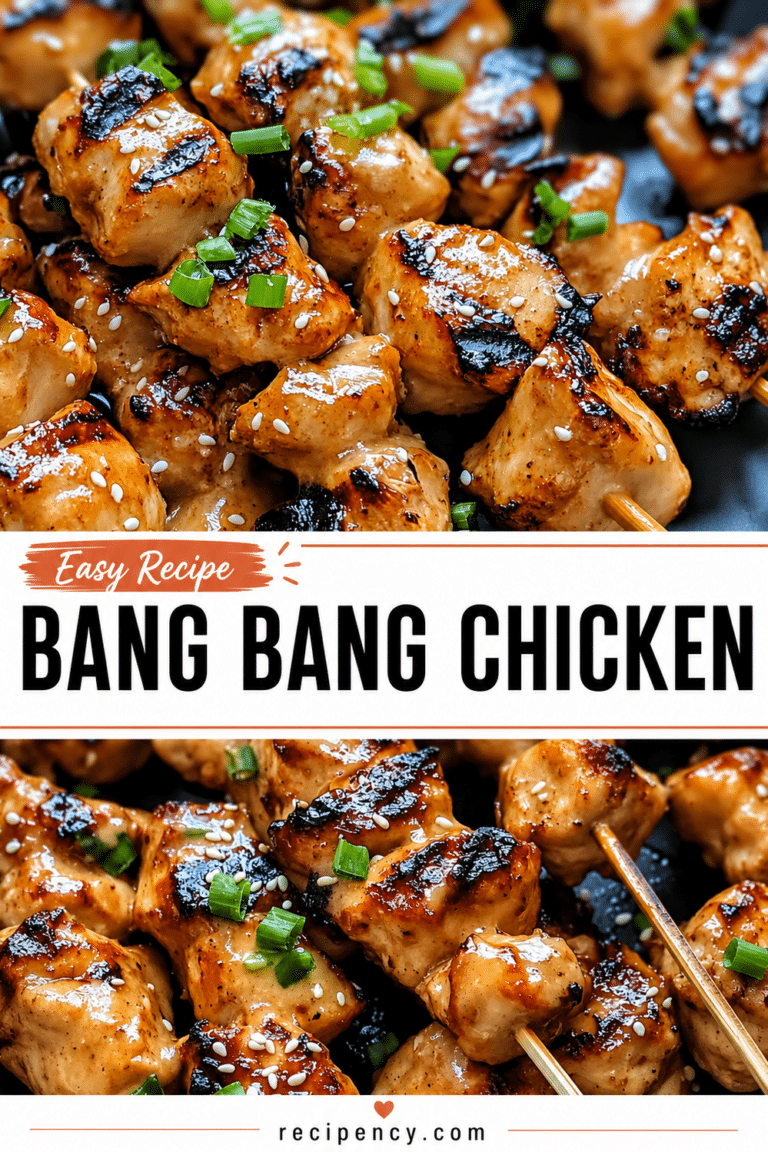 Bang Bang Chicken Skewers