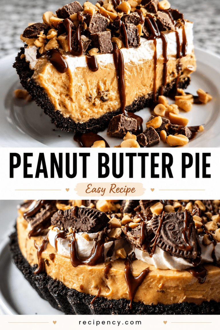 Easy Peanut Butter Pie