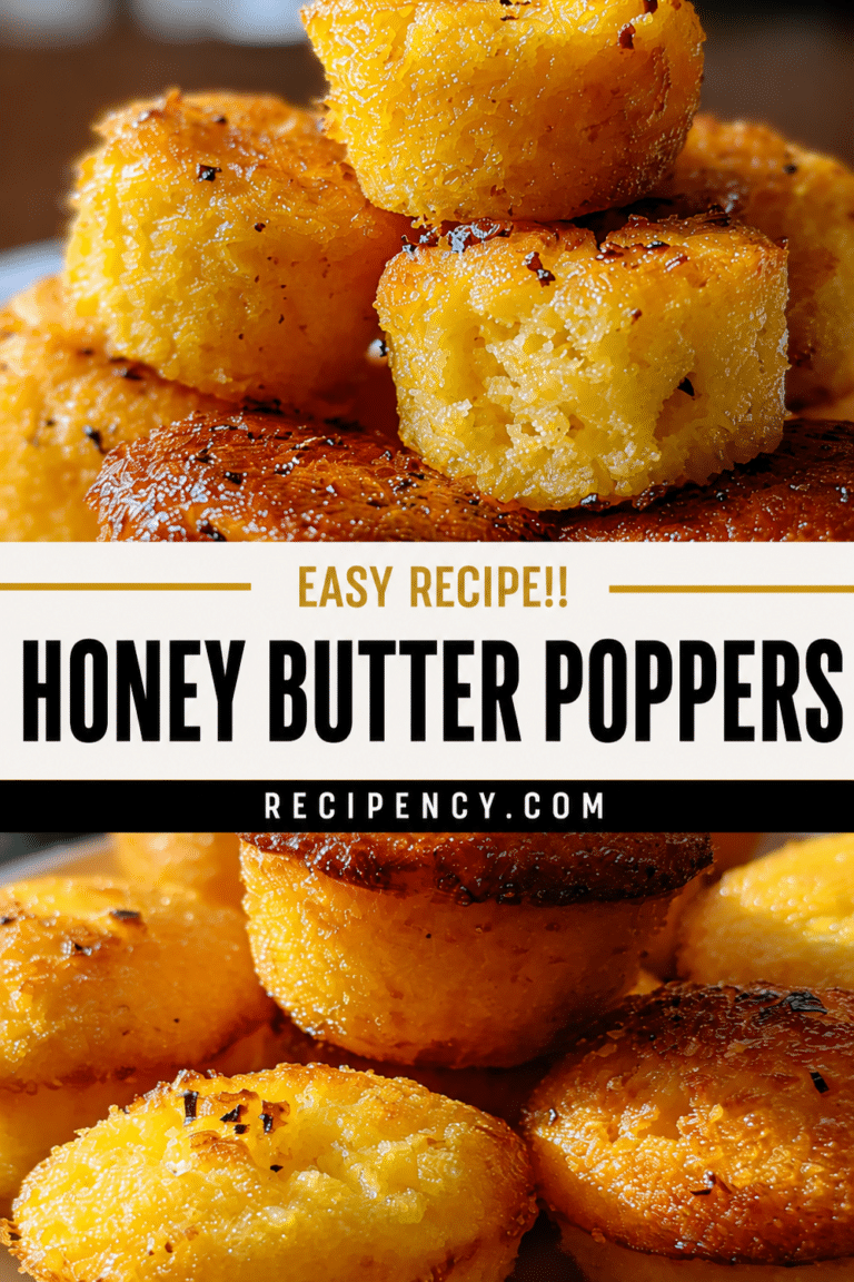 Honey Butter Cornbread Poppers