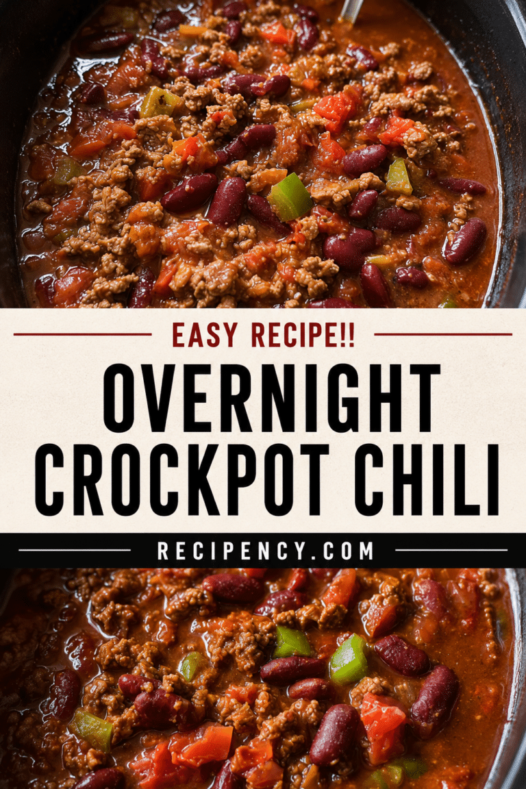 Overnight Crockpot Chili