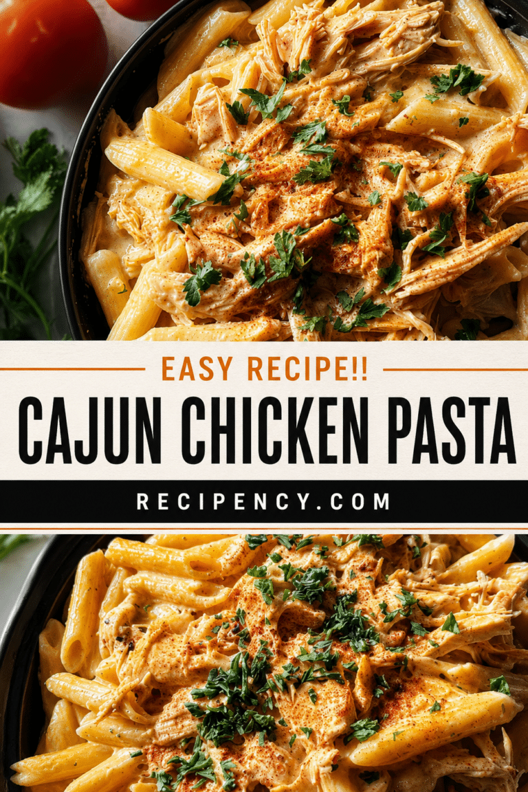 Slow Cooker Cajun Chicken Pasta