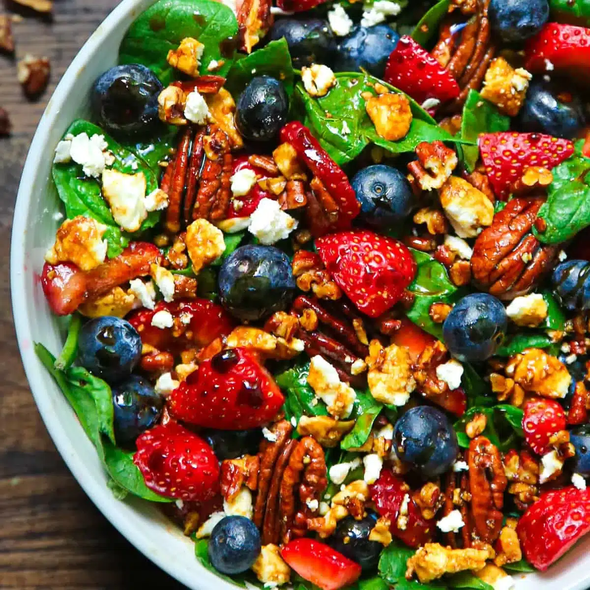 15-Minute Strawberry Spinach Salad 10 15 minute strawberry spinach salad 4 1