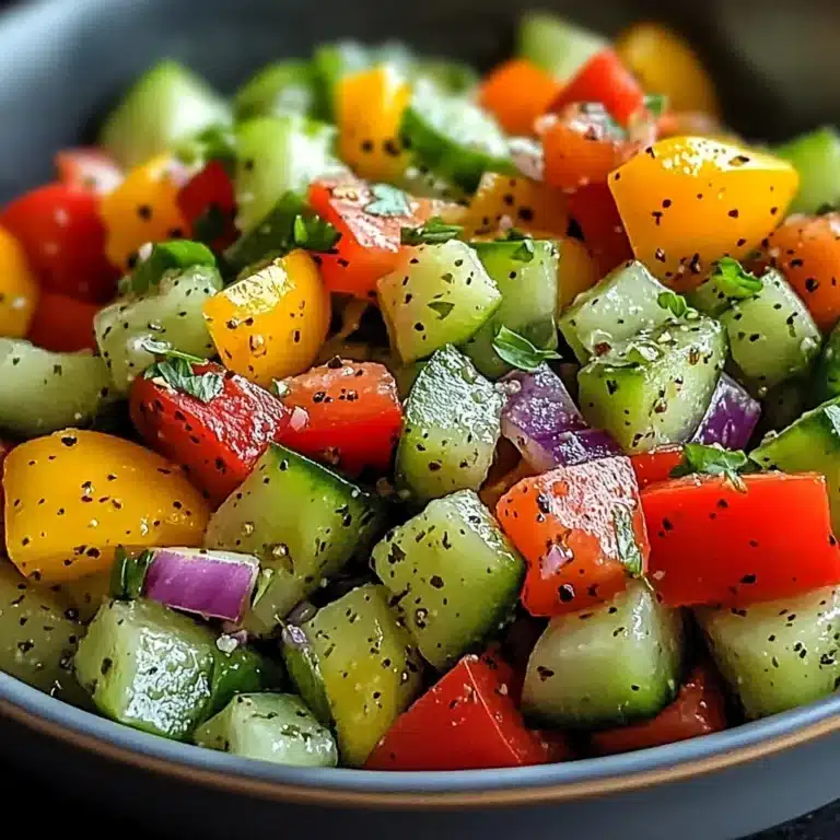 Cucumber Sweet Pepper Salad