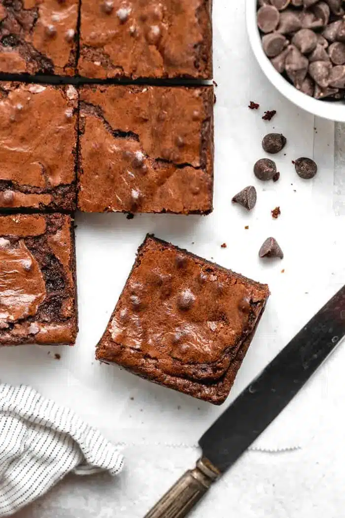 fudgy chewy brownies 6 1