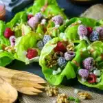 raspberry and feta cheese salad 3