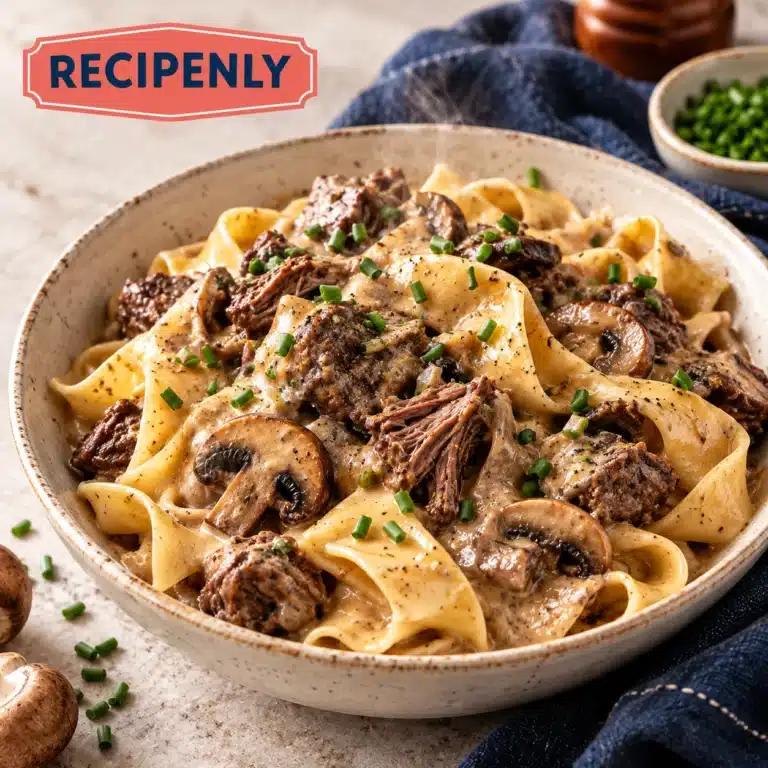 Old Fashioned Beef Stroganoff Recipe (Crock Pot)