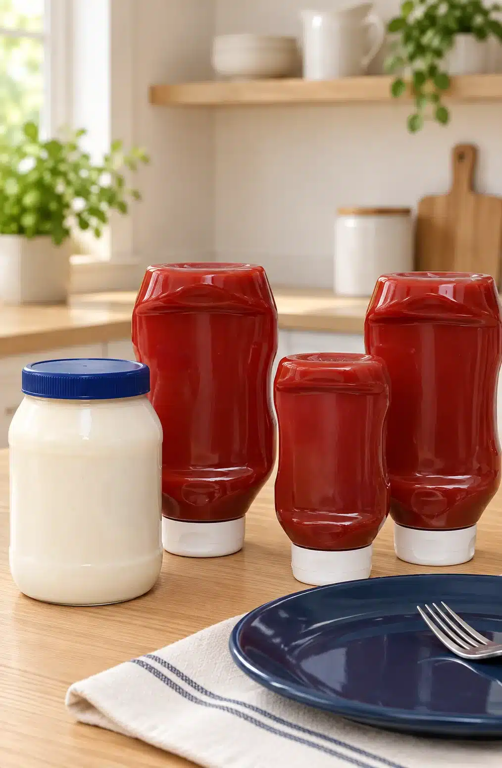 macaroni salad serving condiments recipenly