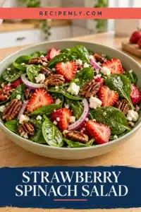 15-Minute Strawberry Spinach Salad 5 strawberry spinach salad recipenly
